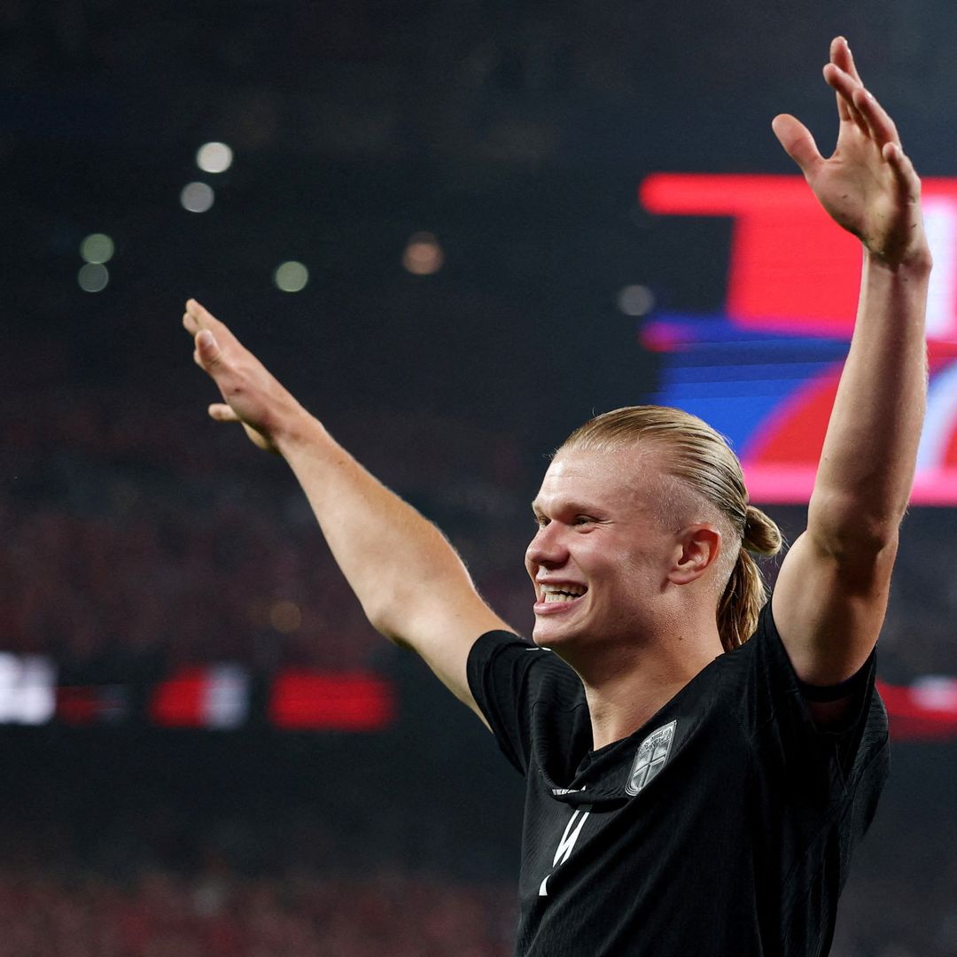 Erling Haaland de Noruega. Foto: Reuters